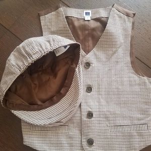 JANIE AND JACK - Vest & Matching Hat